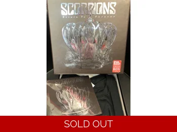 Scorpions – Return To Forever - Limited Edition Deluxe 16 Track CD c/w T-shirt (L) Housed in 8" Box
